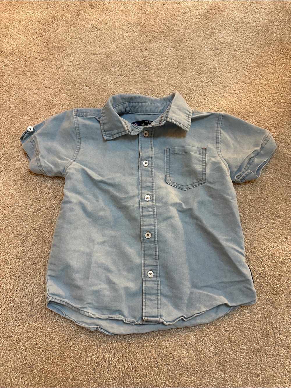 Boys' 4T Light Blue Denim Top